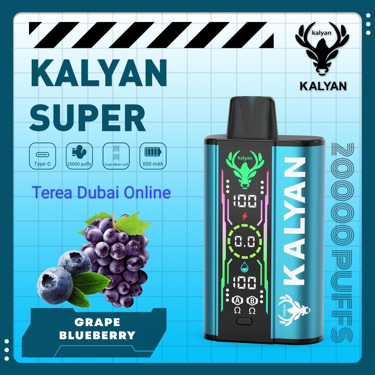 Great Offer! Kalyan Super 20000 Puffs 5p Combo Disposable Vape
