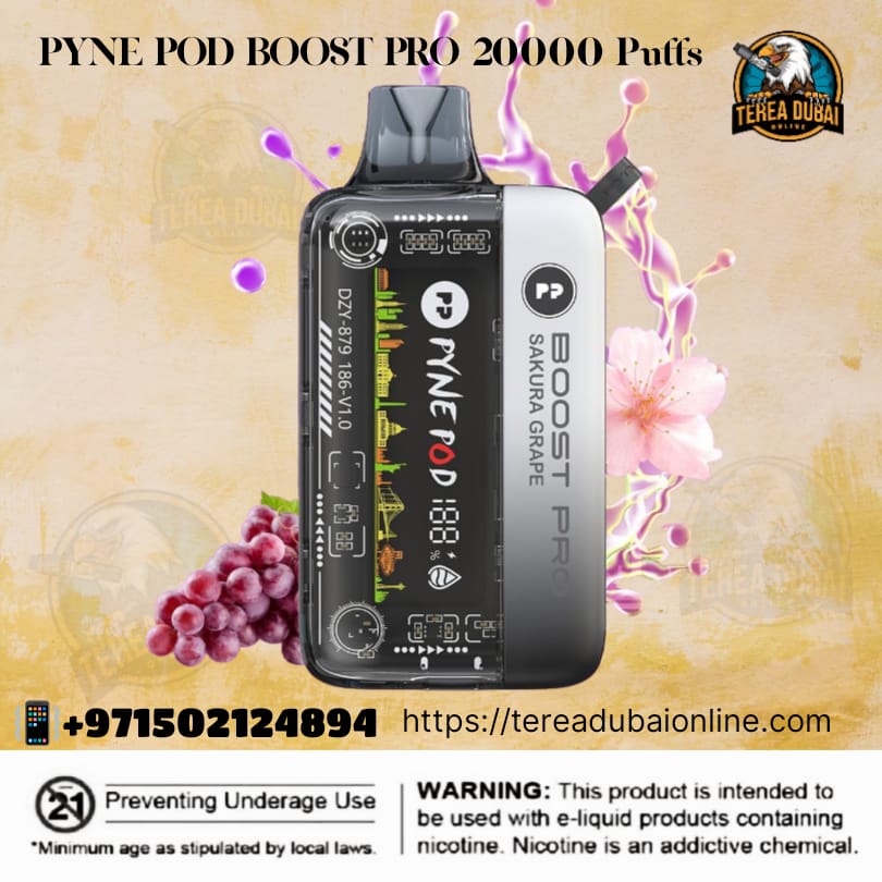 Pyne Pod Boost Pro 20000 Puffs Disposable Vape in Dubai