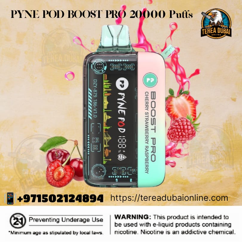 Pyne Pod Boost Pro 20000 Puffs Disposable Vape in Dubai