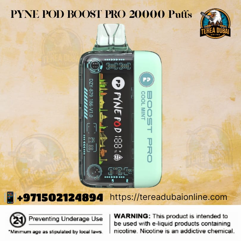 Pyne Pod Boost Pro 20000 Puffs Disposable Vape in Dubai