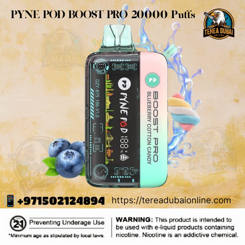 Pyne Pod Boost Pro 20000 Puffs Disposable Vape in Dubai