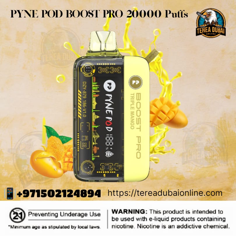 Pyne Pod Boost Pro 20000 Puffs Disposable Vape in Dubai