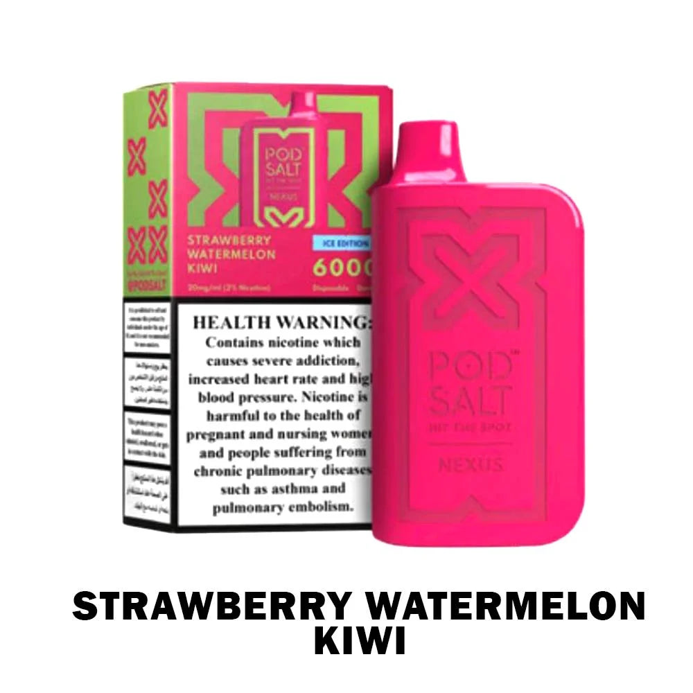POD SALT NEXUS 6000 Puffs Disposable Vape – Top Flavors in Dubai