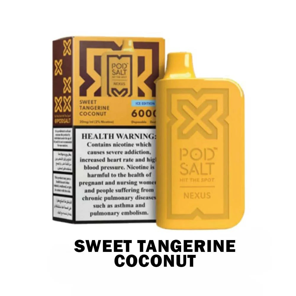 POD SALT NEXUS 6000 Puffs Disposable Vape – Top Flavors in Dubai