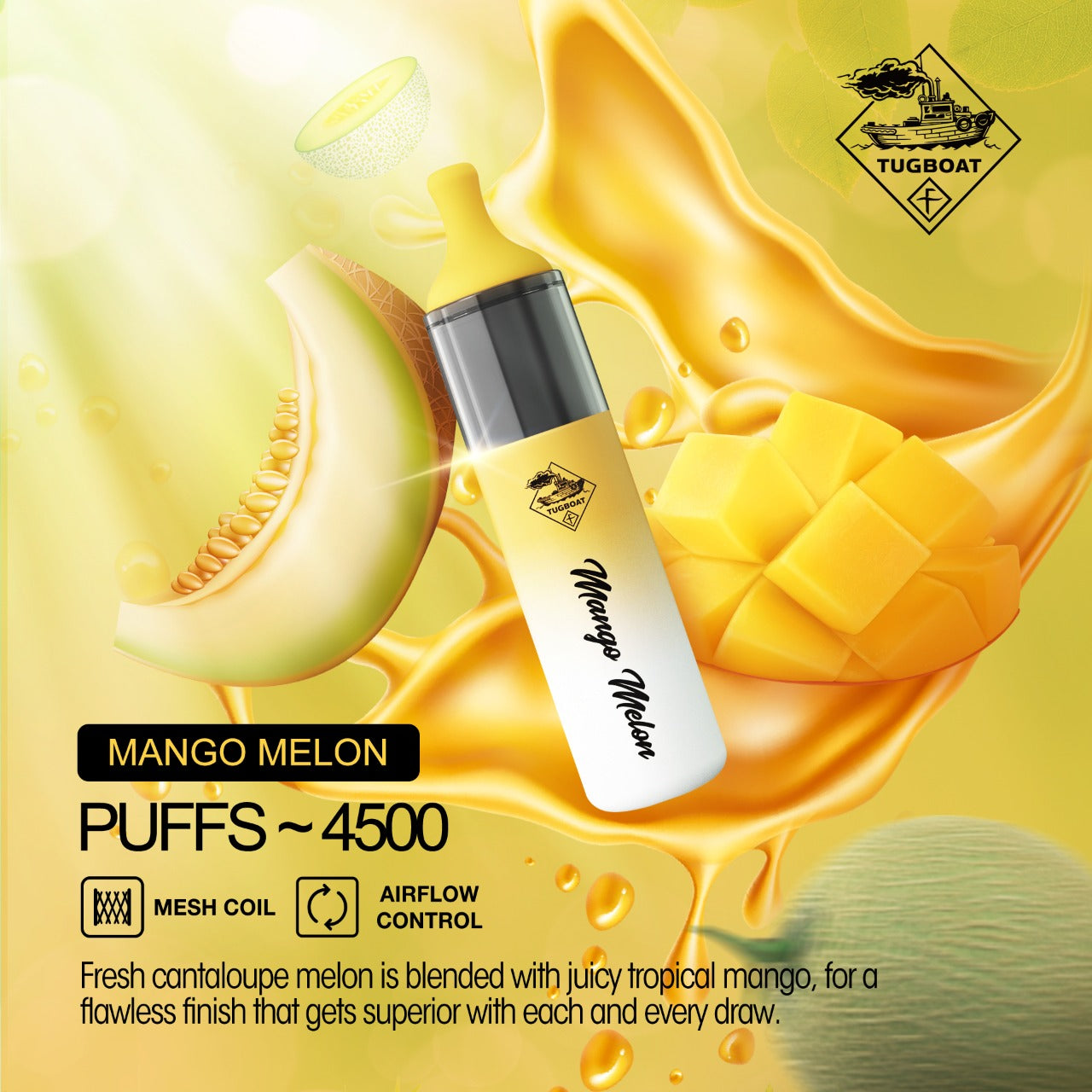 TUGBOAT EVO 4500 Puffs DISPOSABLE VAPE IN UAE