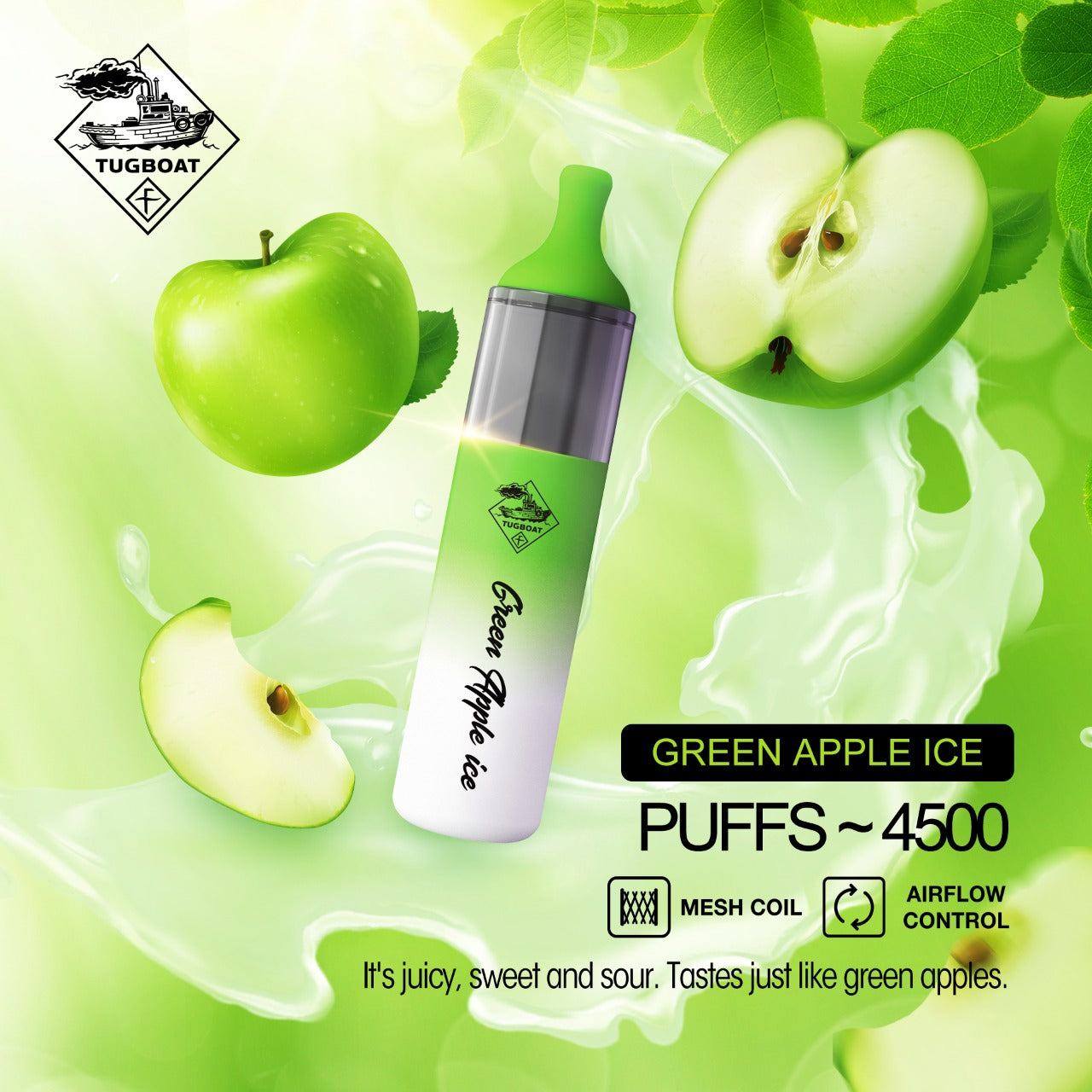 TUGBOAT EVO 4500 Puffs DISPOSABLE VAPE IN UAE