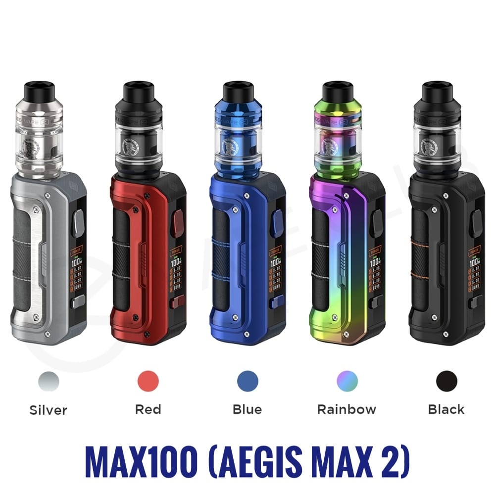 Kit Aegis Max 2 Geekvape Box 100W IP68 Rsistant L'Eau Et Aux Chocs Sans Nicotine Kit Aegis Max 2 Geekvape Box 100W IP68 Rsistant L'Eau Et Aux Chocs Sans Nicotine