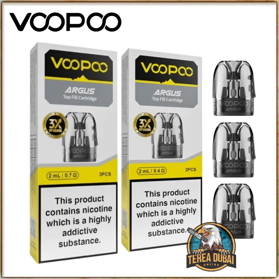 Voopoo Argus Top Fill Replacement Pods (3ml)  0.4, 0.7, 1.2 Terea  dubai online