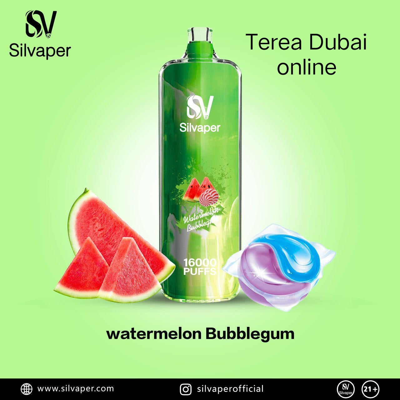 Best Offer Silvaper DTL Shisha 16000 Puffs 5p Combo Rechargeable Disposable Vape