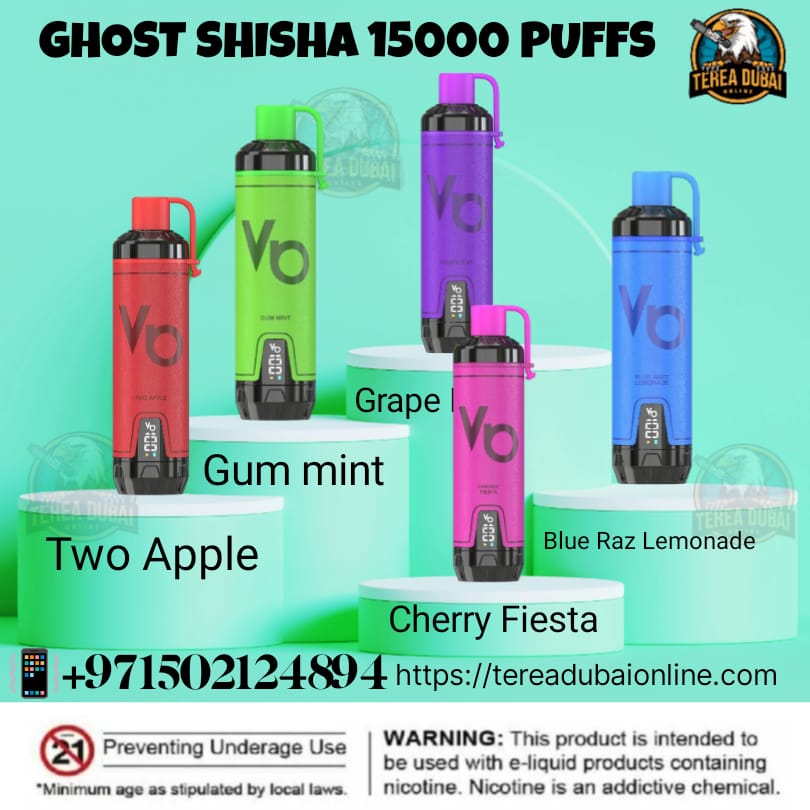 Ghost Shisha 15000 Puffs Disposable in Dubai- Approved By ESMA