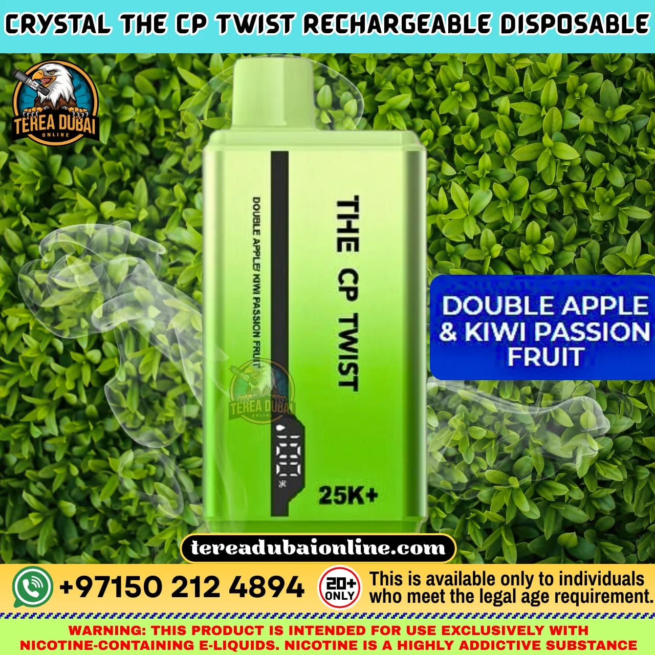 CP Twist 25K Disposable Vape Dual Flavor Twist Dubai UAE