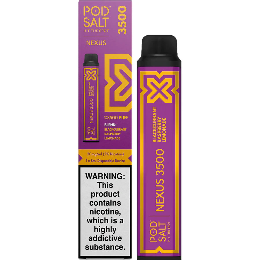 Pod Salt Nexus 3500 Puffs Disposable Vape Device