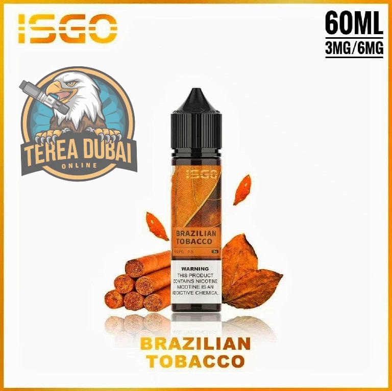 ISGO E Liquid 60ml 3MG/6MG Dubai Premium Vape Juice Terea dubai online ISGO E Liquid 60ml 3MG/6MG Dubai Premium Vape Juice Terea dubai online