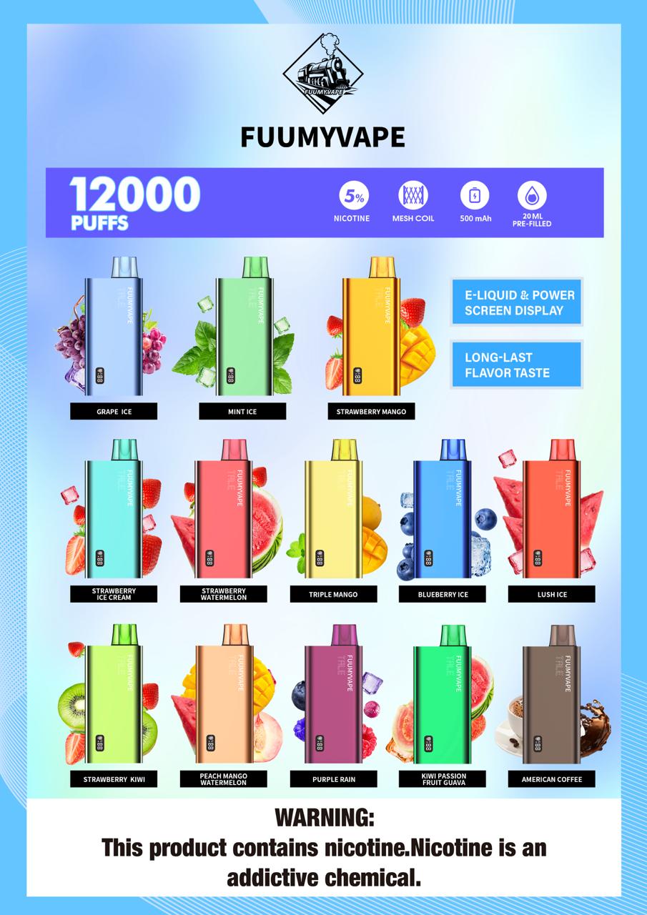 Fuumyvape Tale - Rechargeable Disposable Vape 12000 Puffs