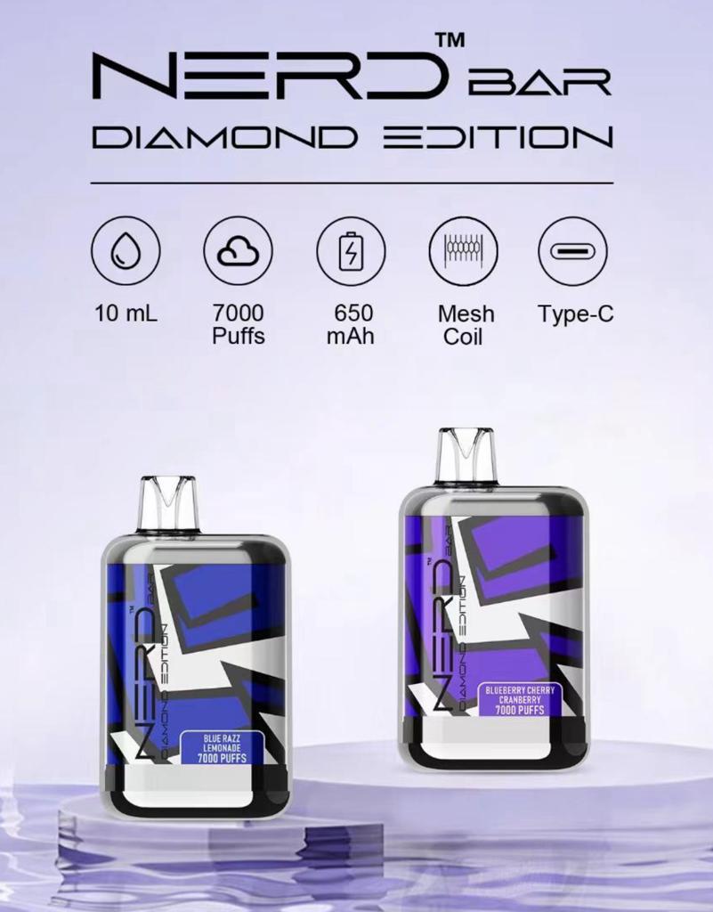 NERD Diamond Edition Disposable Vape 7000 Puffs 20mg