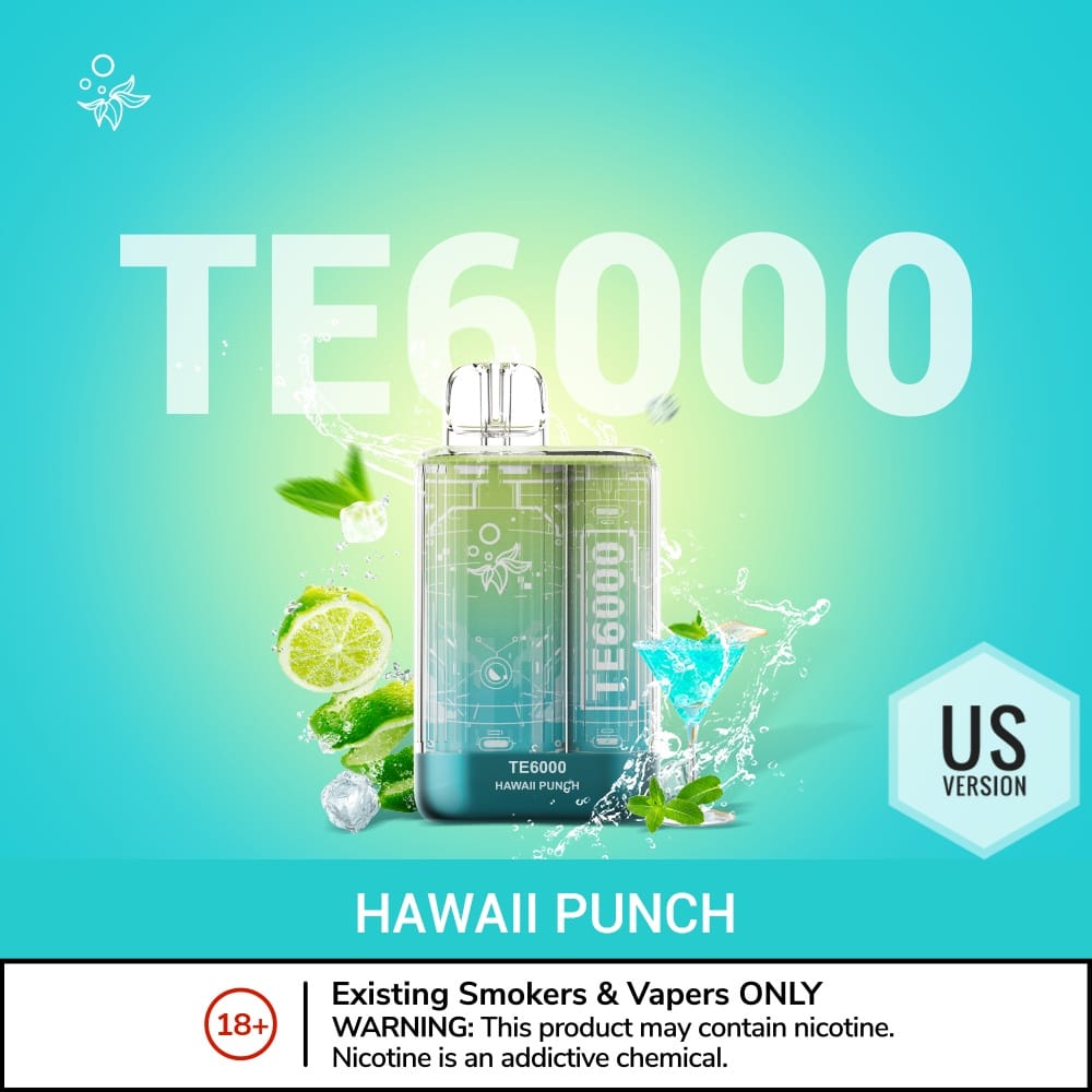 ELF BAR TE6000 Puffs Disposable Vape (US Version) in Dubai