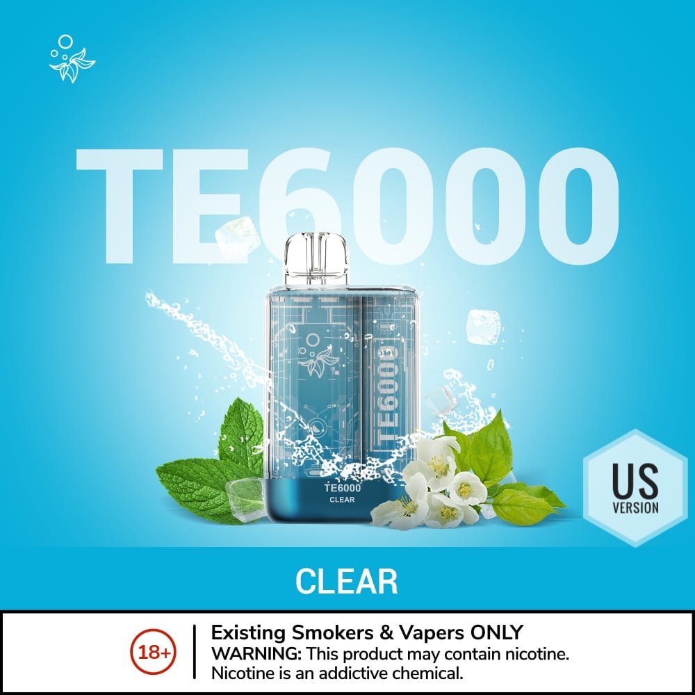 ELF BAR TE6000 Puffs Disposable Vape (US Version) in Dubai