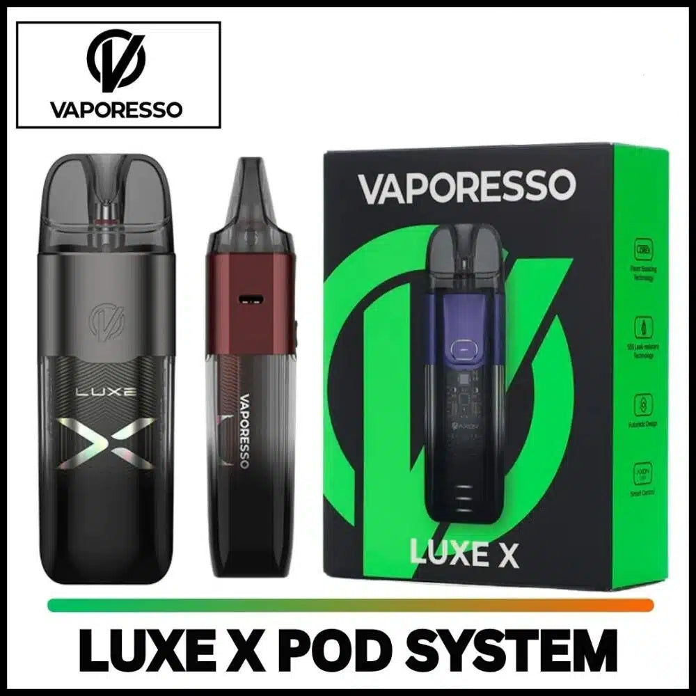 Vaporesso Luxe X Pod Kit 1500mAh 40W Pod System UAE Terea dubai online Vaporesso Luxe X Pod Kit 1500mAh 40W Pod System UAE Terea dubai online
