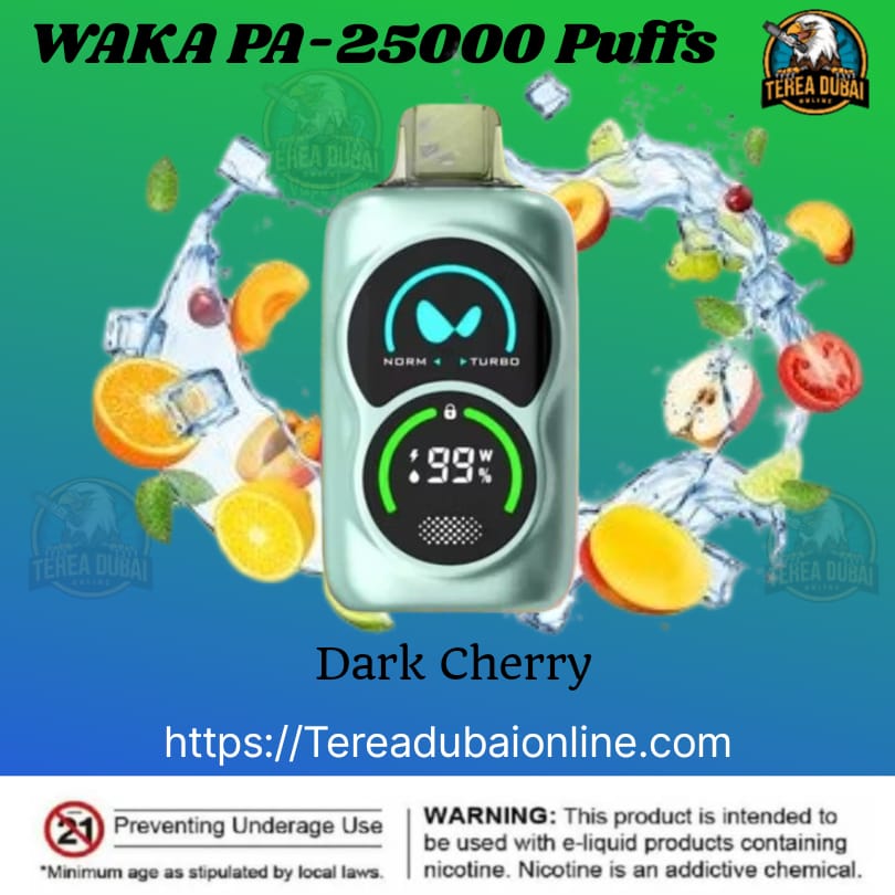 Waka 25000 vs Waka 50000 disposable vape comparison Dubai, Waka vape devices UAE skyline - Buy Waka PA25000 50mg Disposable Vape - 25,000 Puffs in Dubai ...