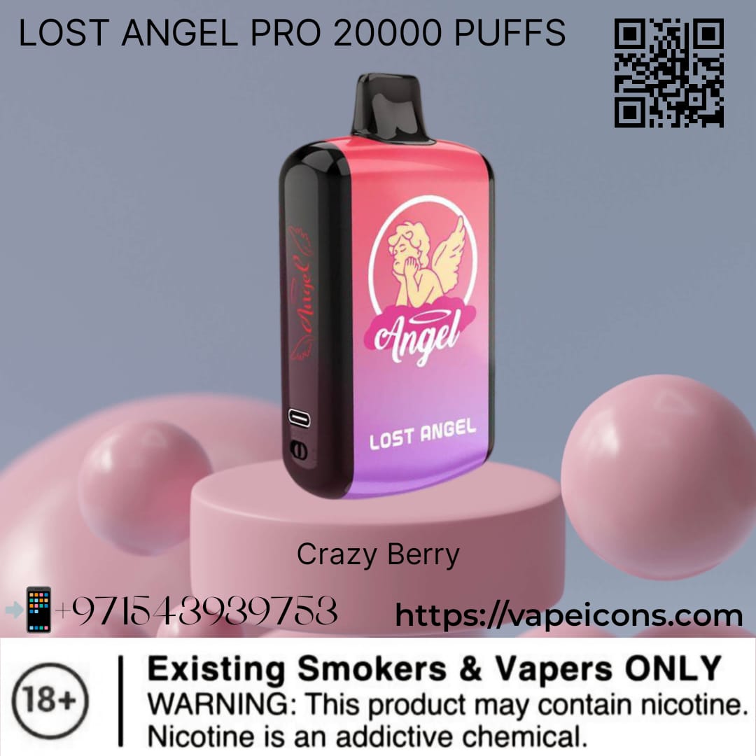 LOST ANGEL Pro Max Disposable Vape 20k Puffs 50MG in UAE