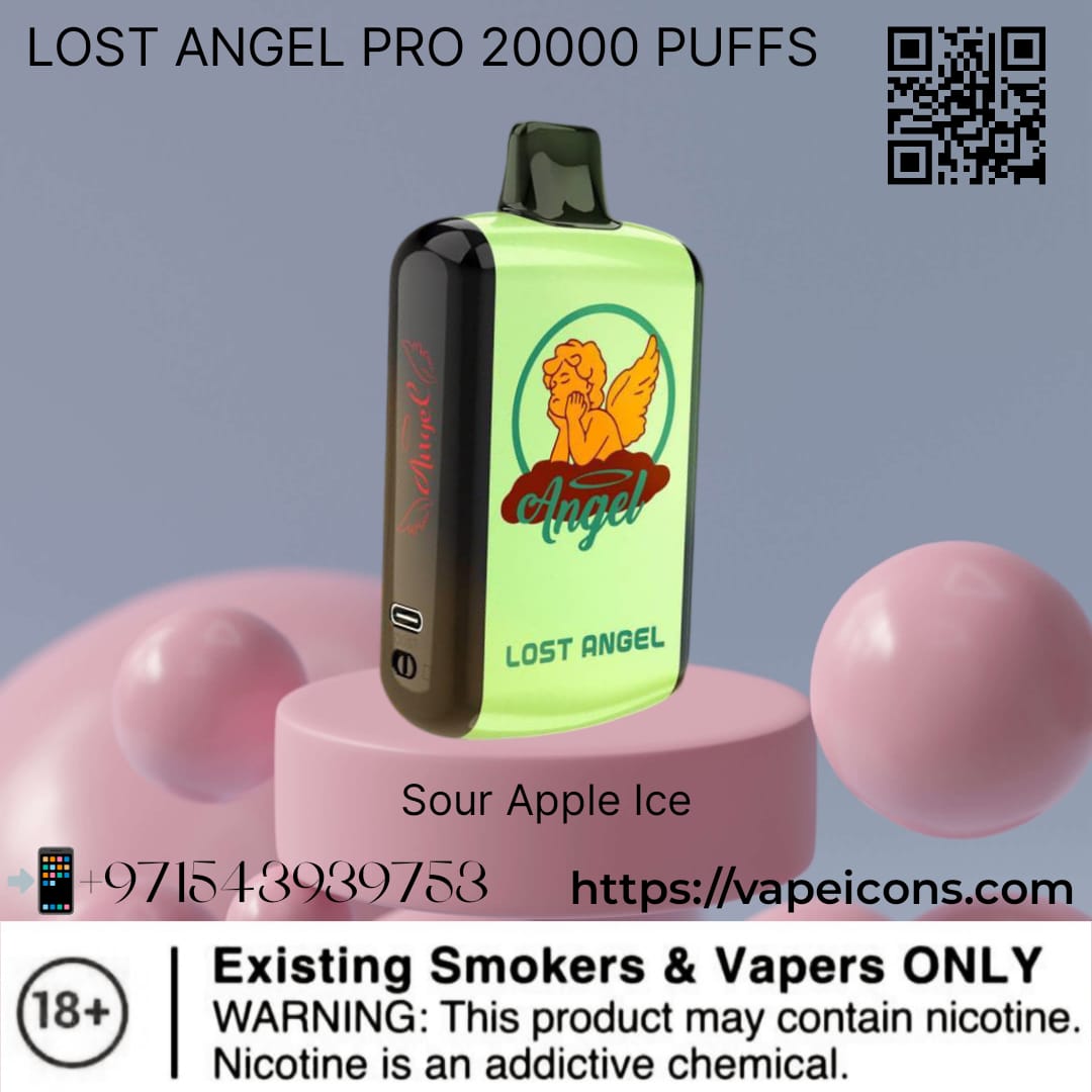 LOST ANGEL Pro Max Disposable Vape 20k Puffs 50MG in UAE