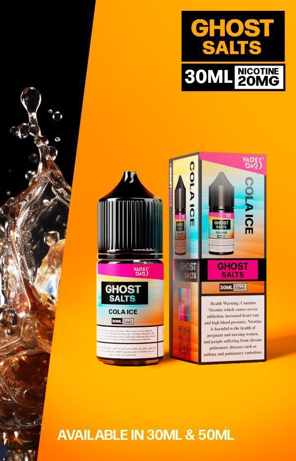 Vapes Bars Ghost Salt Nic 20mg – 30ml In UAE