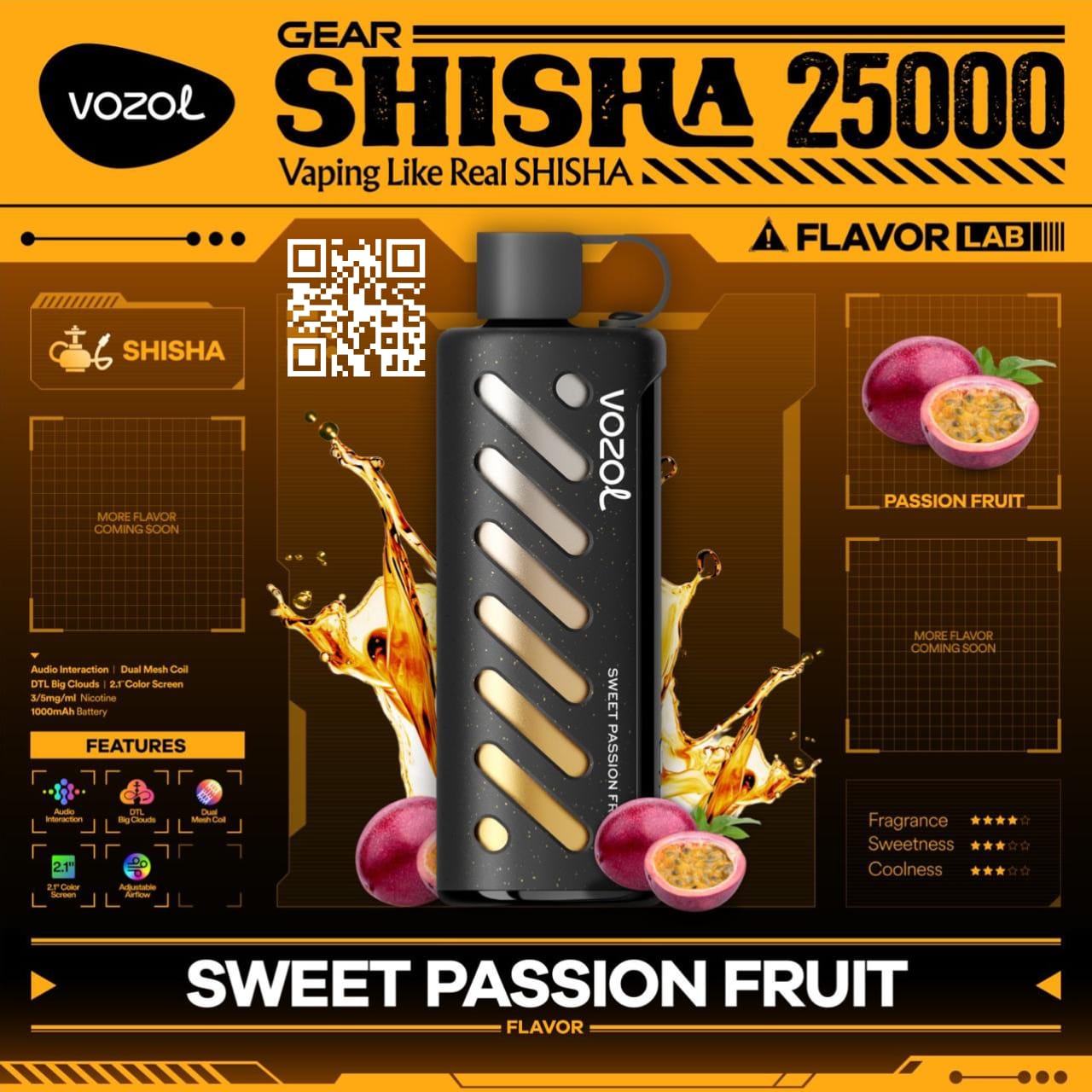 Vozol Gear Shisha 25000 Puffs Disposable Vape in UAE