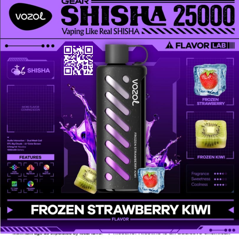 Vozol Gear Shisha 25000 Puffs Disposable Vape in UAE