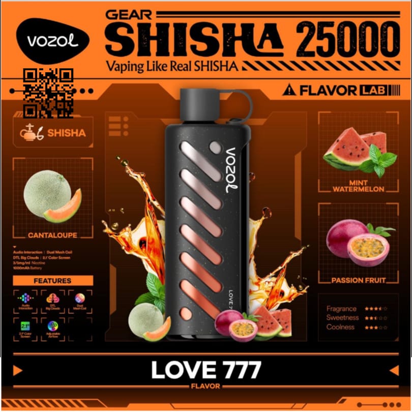 Vozol Gear Shisha 25000 Puffs Disposable Vape in UAE