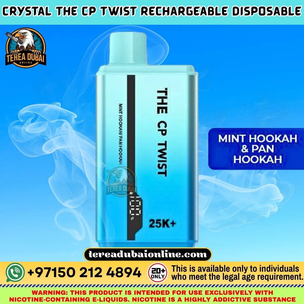 CP Twist 25K Disposable Vape Dual Flavor Twist Dubai UAE